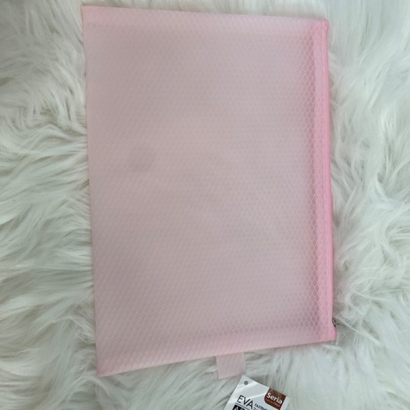 Eva Flat Fastener Case with Zipper/Flat Storage Pouch/Zipper Case. Pink - Picture 2 of 6